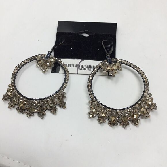 Millianna Madison Petite Beaded Frontal Hoops (G1) - Picture 2 of 5